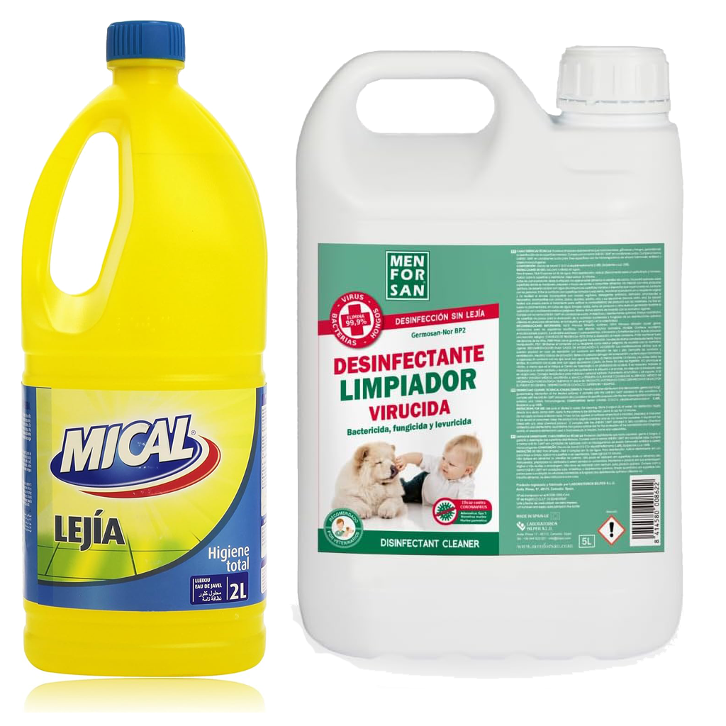 líquidos desinfectantes
